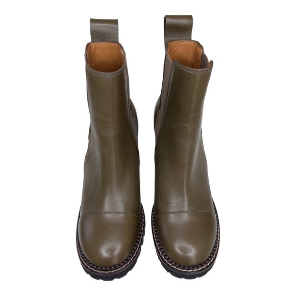 See by Chloe Mallory Lug Sole Leather Chelsea Boots - Picture 2 of 8